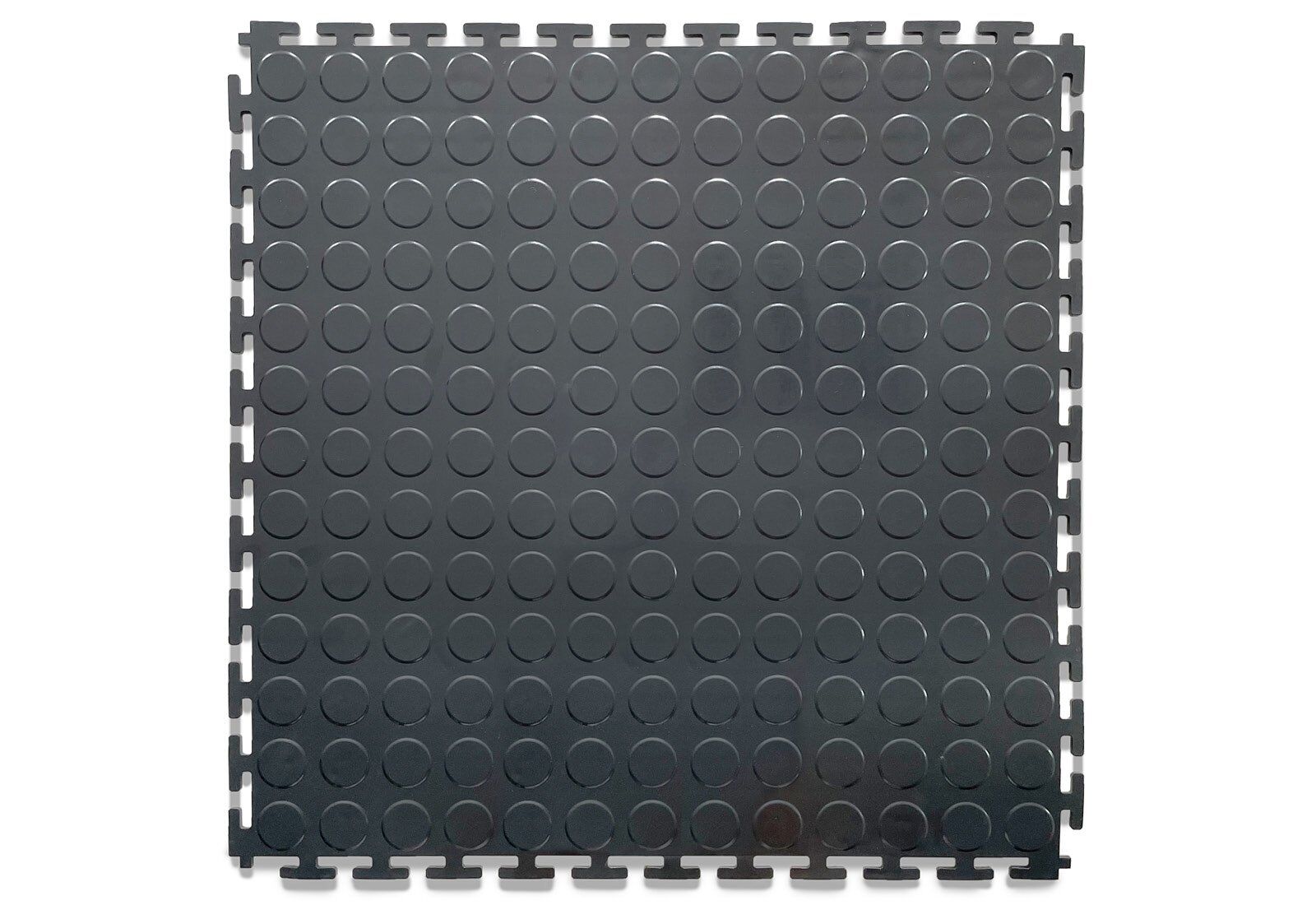 Gummimatte Puzzle Fliese 500 mm x 500 mm, Schwarz