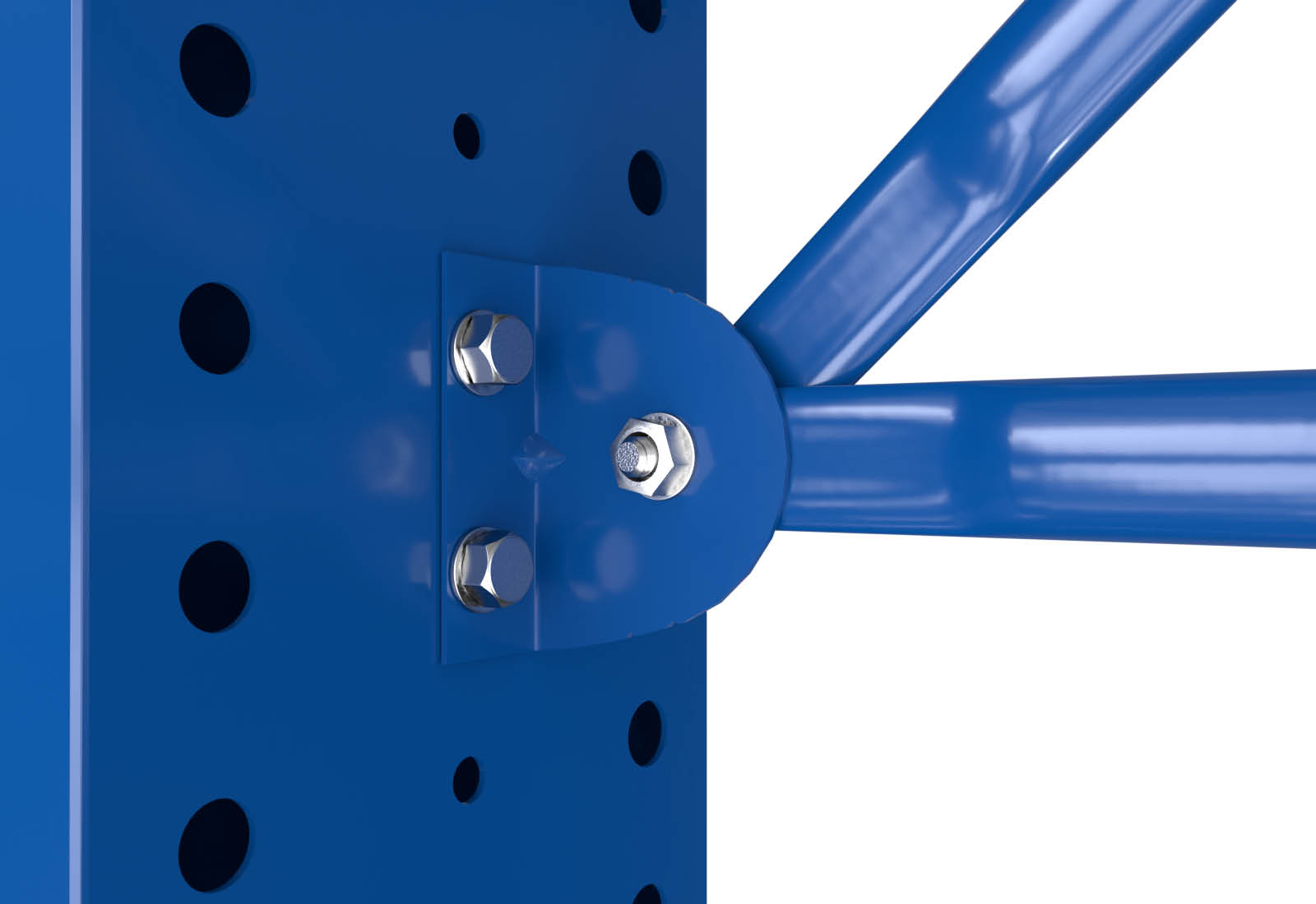 Gummileiste für Kragarmregal KR3000 mit 100 cm tiefen Kragarmen / Breite 58  mm