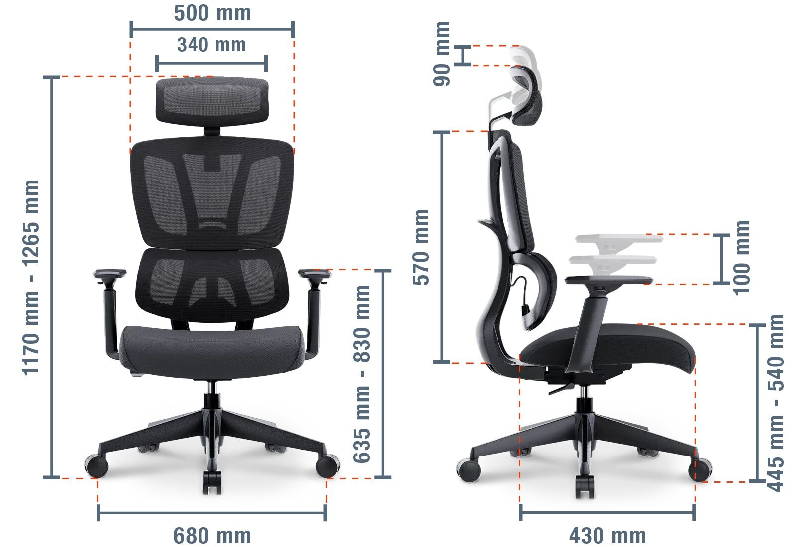 Supporto lombare per ufficio - Komfort Chair