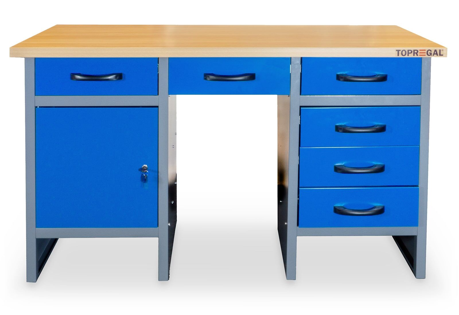 Workbench top with drawers