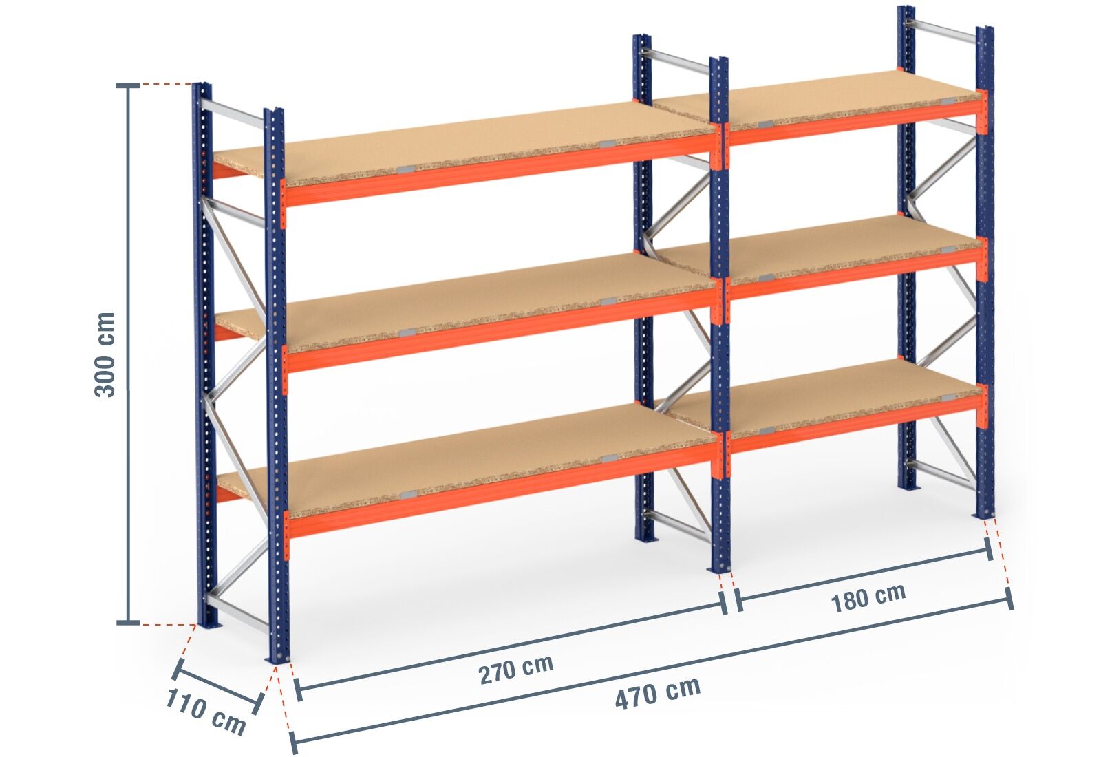 Shelf pallet discount rack