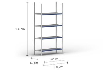 50cm deep sales shelving unit