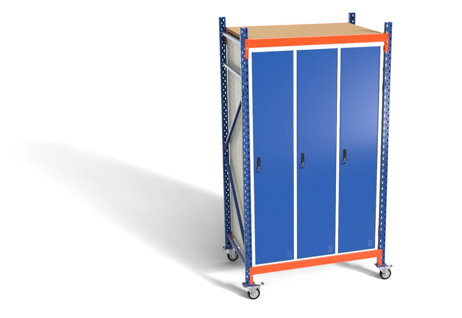 Mobile store storage locker