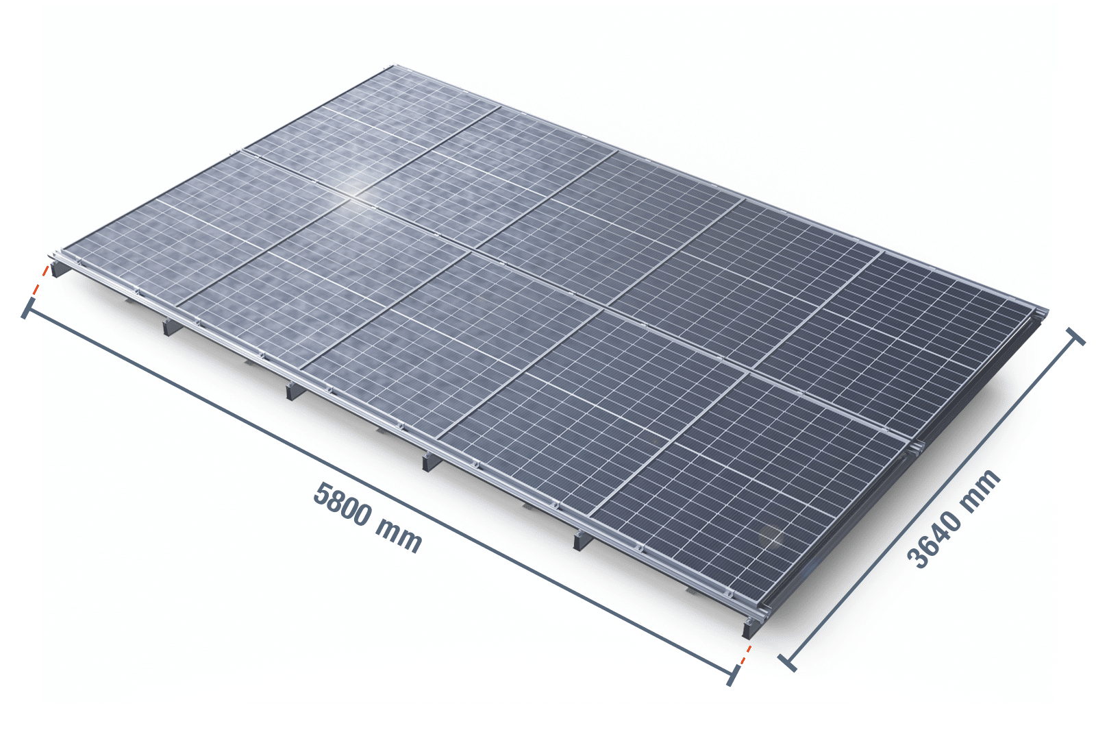Solar star roof mount 1600 best sale