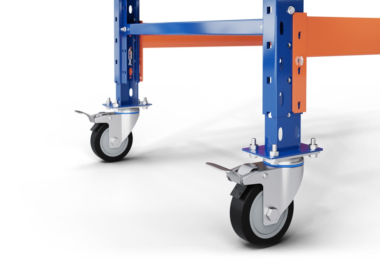 1,2 m mobile worktable kanban rack SR1500 / 60 cm deep