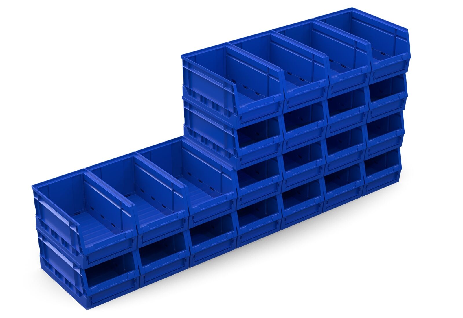 3 m estantería de baldas FB200 / 50 cm profundidad / 1,8 m altura / 4  niveles / baldas acero / carga por balda 200 kg