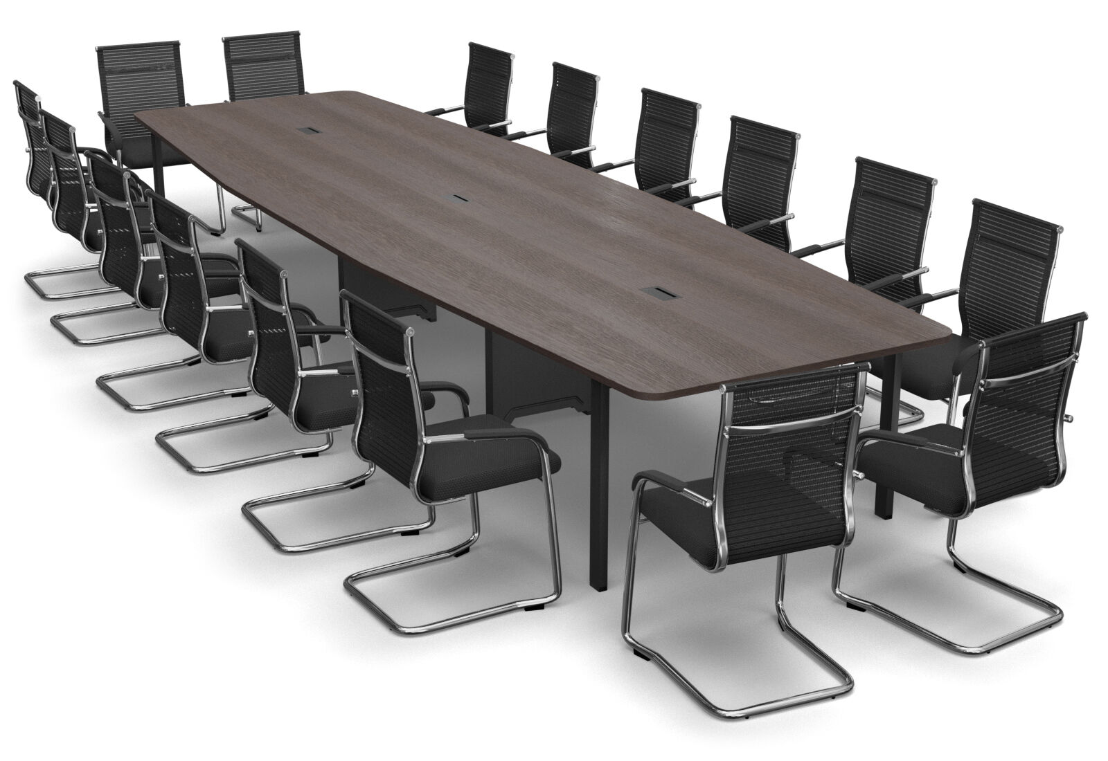 Chaise de salle de réunion et salle de conférence en tissu et métal