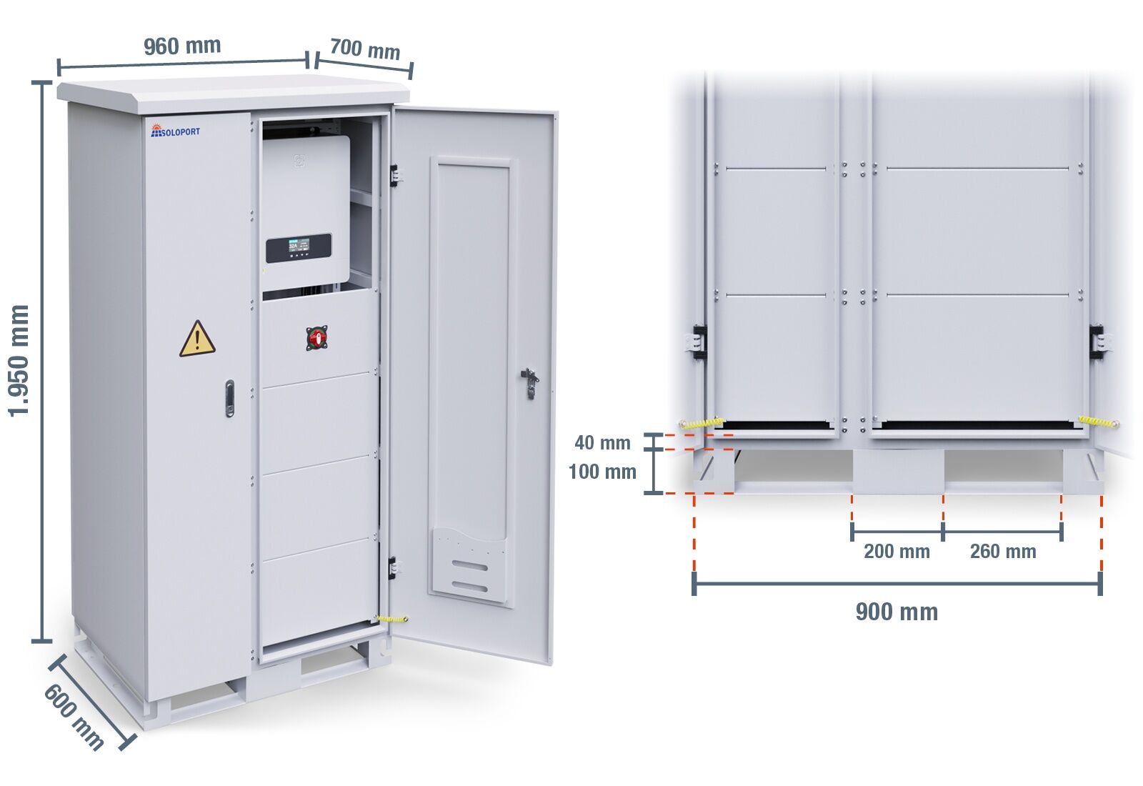 BOXEXPERT Quadro Elettrico Esterno IP67 In ABS – 300x200x130 Mm, Impermeabile Fino A 1 M, Scatola Di Distribuzione Industriale Grigia