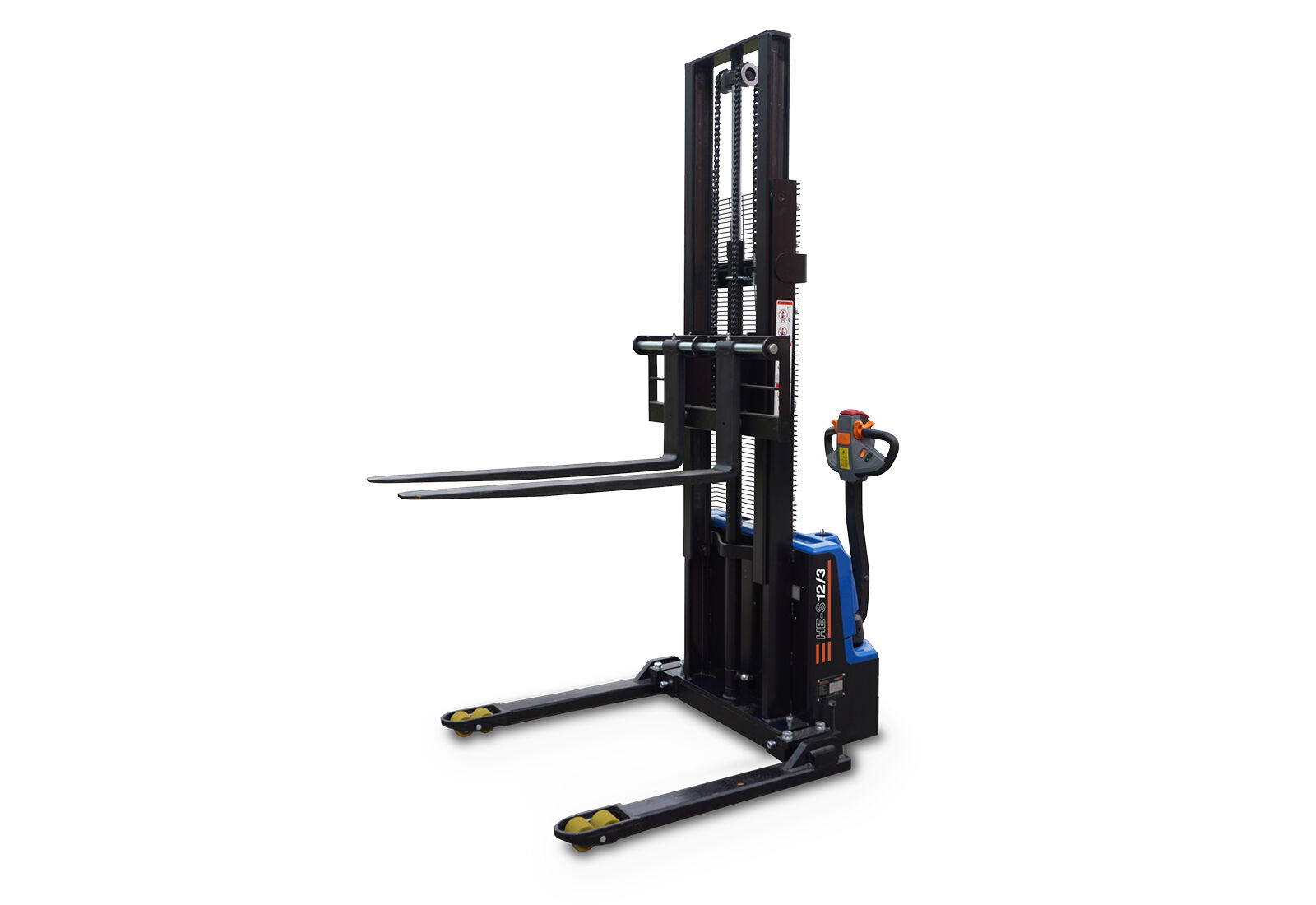 Fully powered electric straddle stacker HE-S12/3, 118 in