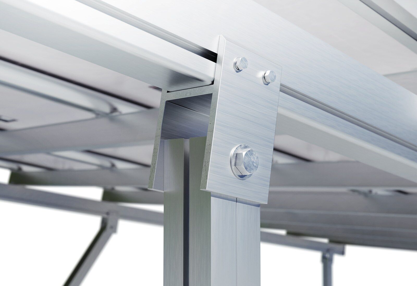Solar carport frame SPG5 including 12 solar panels, aluminum, clearance  height 87 in, TOPREGAL